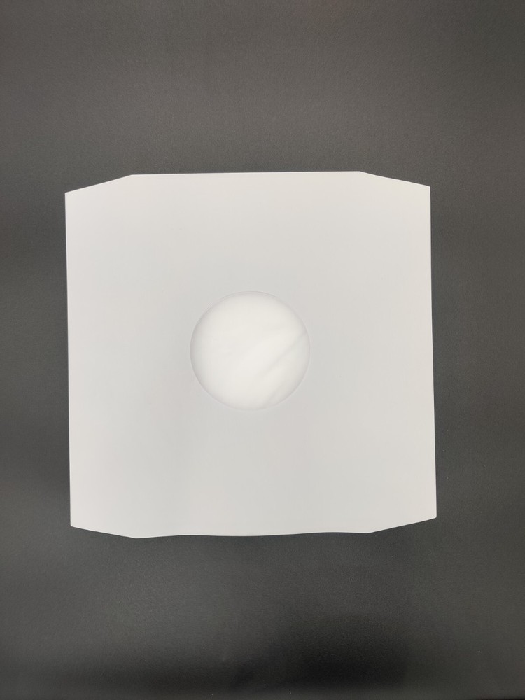 12" Polylined White Inner Paper Record Sleeves x 50