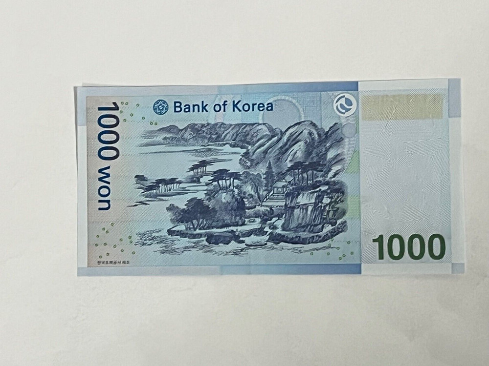 2007 South Korea 1000 Won Banknote
