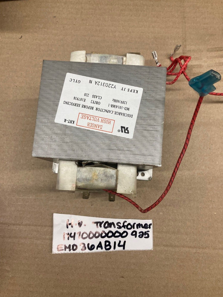 PART # 17470000000925 H.v.transformer