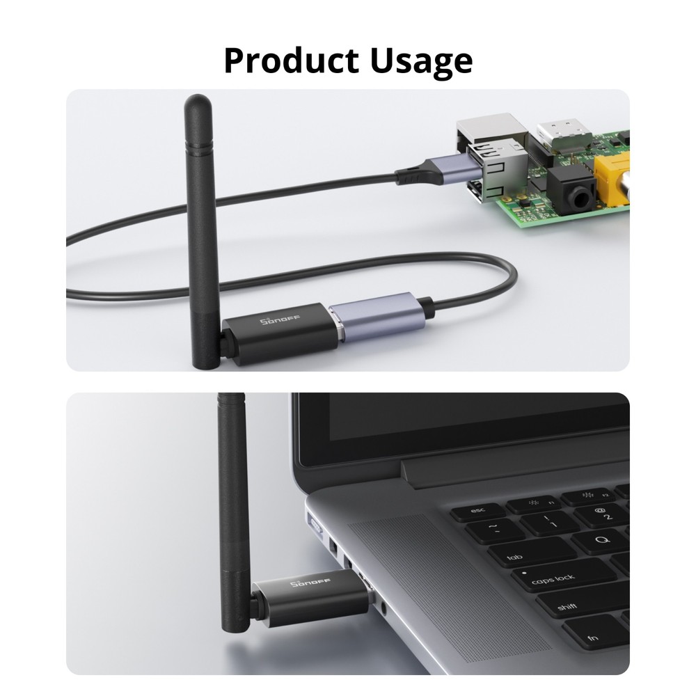 SONOFF Smart Home Hub, Zigbee Gateway, Dongle Lite MG21 Zigbee/Thread USB Dongle