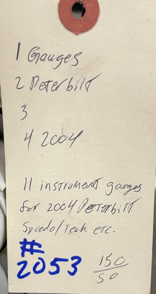 #2053 2004 Peterbilt Instrument Gauges