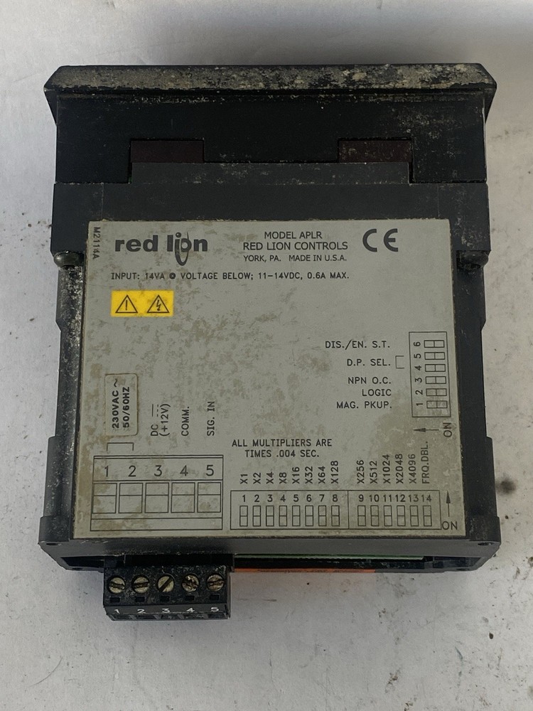 Red LION CONTROLS APLR DISPLAY PANELS/DIGITAL INDICATORS