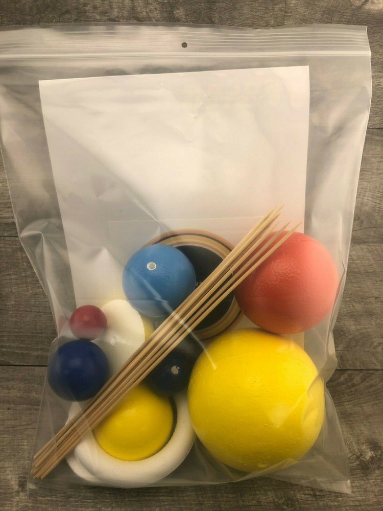 Solar System Model Kit (PAINTED, NO BOX)(GREAT STEM PROJECT)!!!