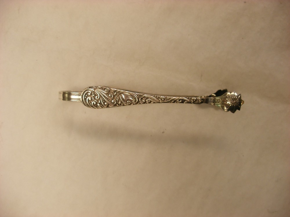 Antique Silver Bon Bon Tongs