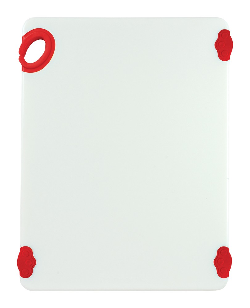 Cutting Board with Hook,15"x20"x1/2",Red (6 Each)