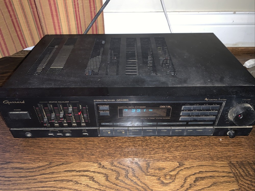 garrard stereo receiver GRX665