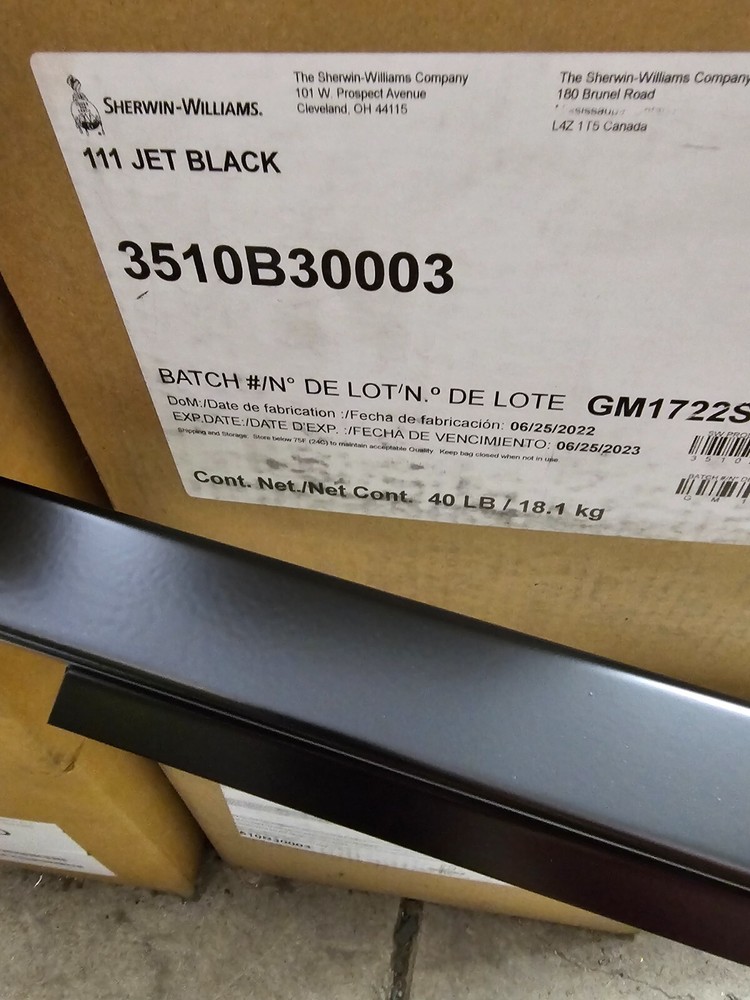 Sherwin Williams 111 Jet Black  3510B30003 - 40 LBS Box