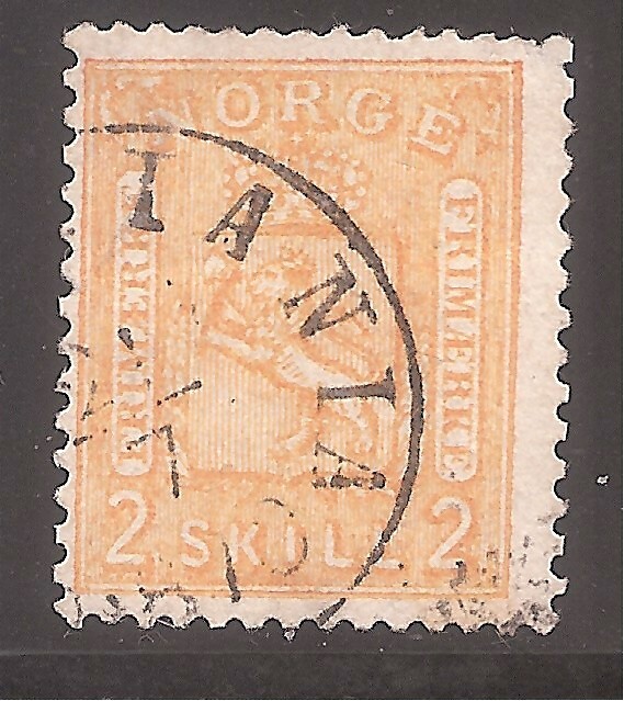 Norway   Sc# 12  Used    Cat Val $55     gtc1