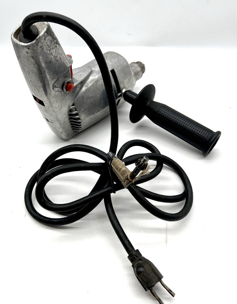 Chicago Electric Variable Speed Reversible 3/8" Drill w/ Auxiliary Side Handle