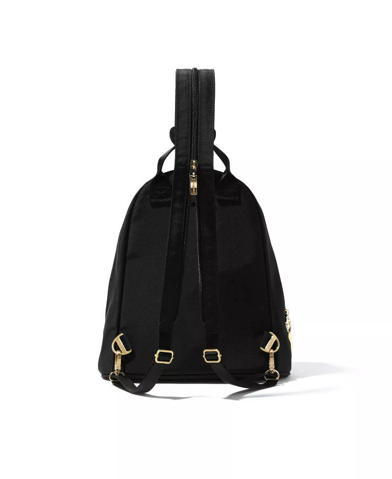 Baggallini Naples Convertible Backpack Black Gold