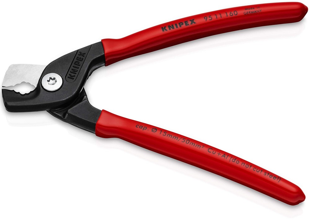 KNIPEX Tools 95 11 160 StepCut Cable Shears, 6.25-Inch