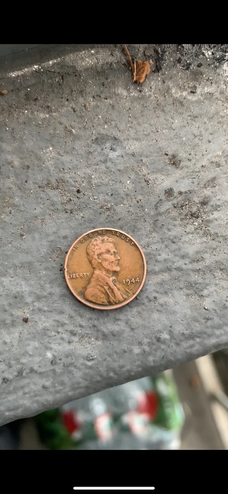 1944 1C RD Lincoln Cent