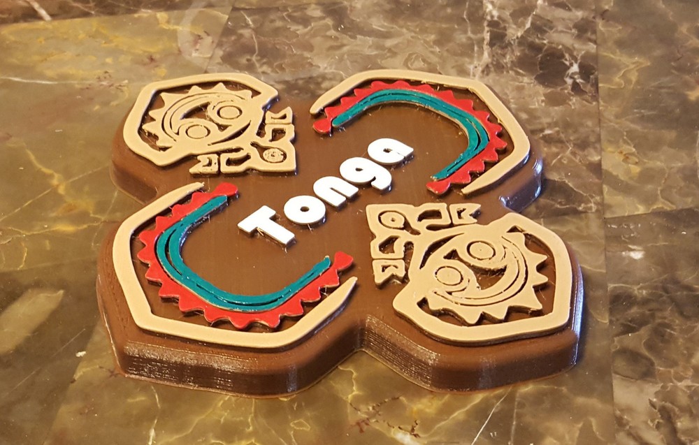 Polynesian Themed Sign / Plaque - Tonga House