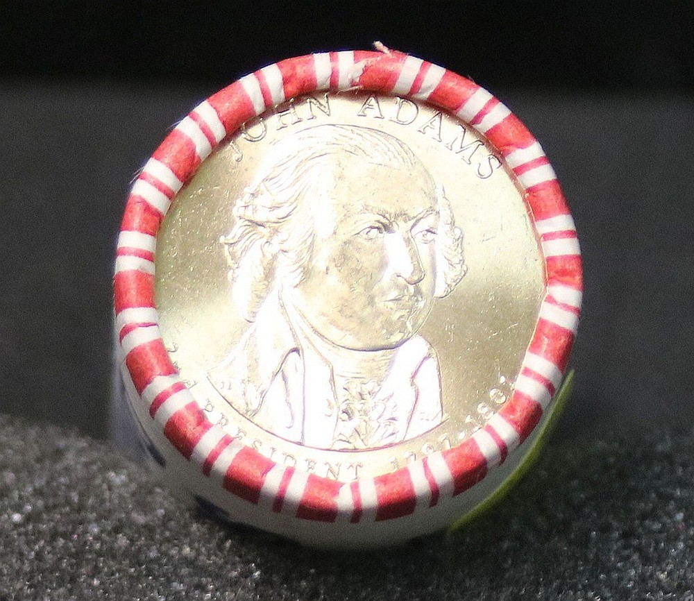2007 John Adams Presidential Dollar Roll ~ Look for Errors and Mint. #44