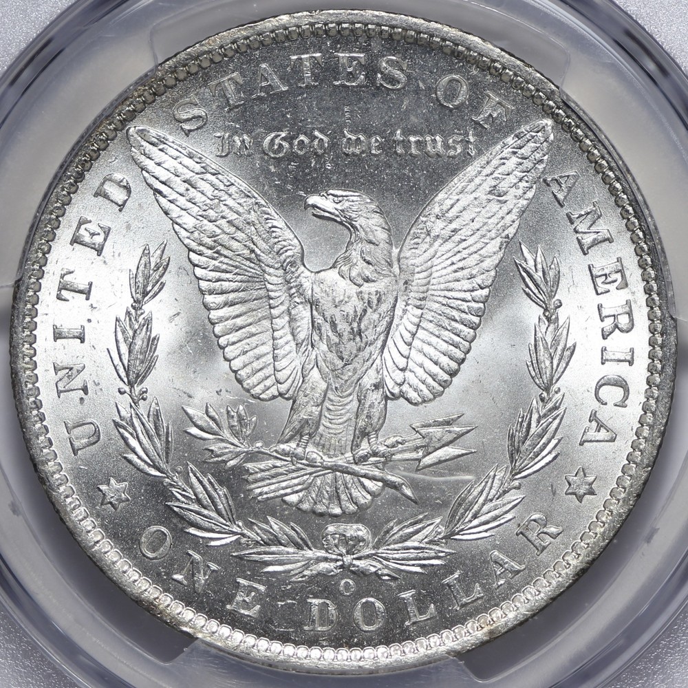 BU 1885-O Morgan Silver Dollar PCGS MS63 Nice Example WDLX