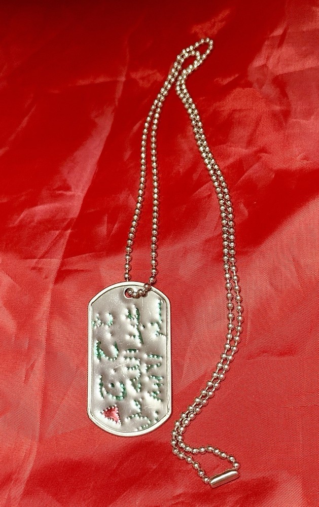 Iraq-Iraqi Republican Guards Sergeant Identification Dog Tag