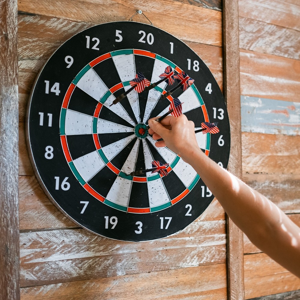 Plastic Dart Tips, 2BA Thread Soft Tip Dart Accessories 50 Pack & White