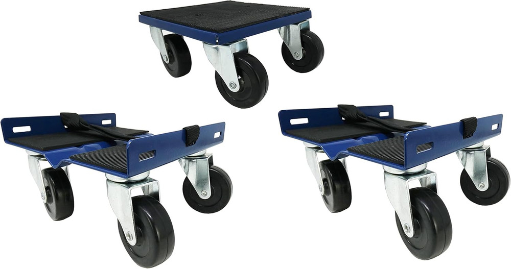 Hardware 9298 Snowmobile Dolly Set, 1000-Lb Load Capacity , Blue