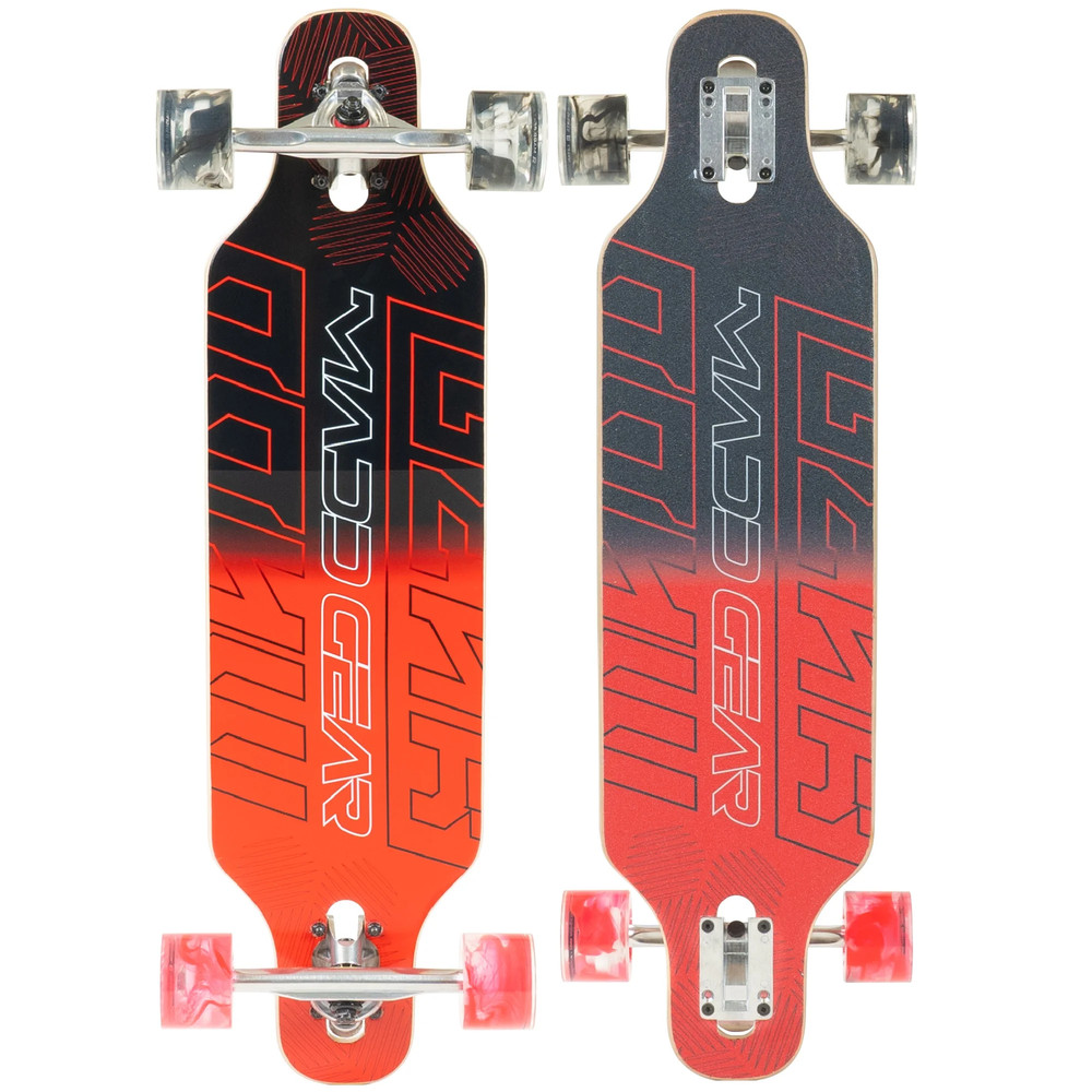 Longboard Drop-Through Cruiser Complete Skateboard 31" Maple Wood Deck