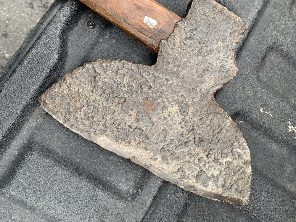 Large Vintage Broad Head Axe