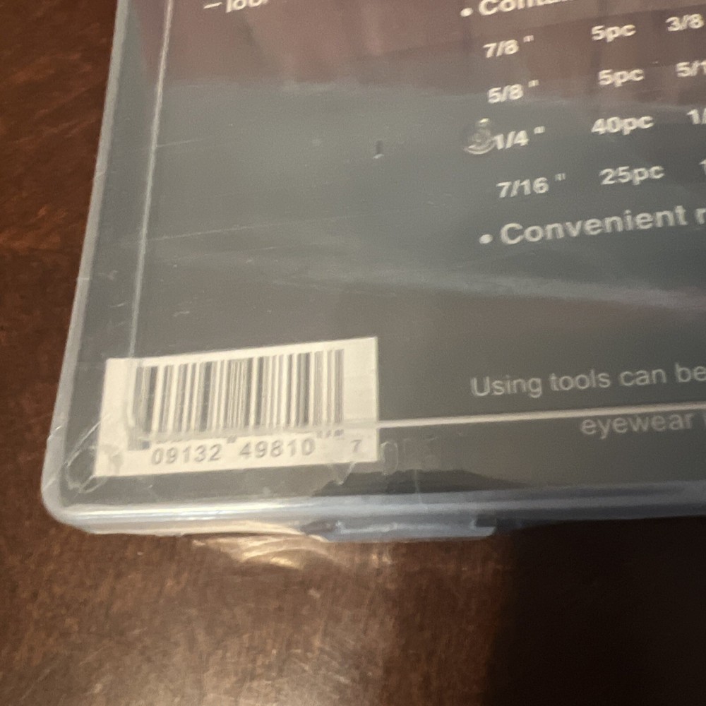 180pc RUBBER GROMMET ASSORTMENT Ja way Tool