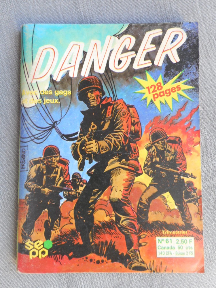 DANGER S.E.P.P No. 61 1976 In Good Condition