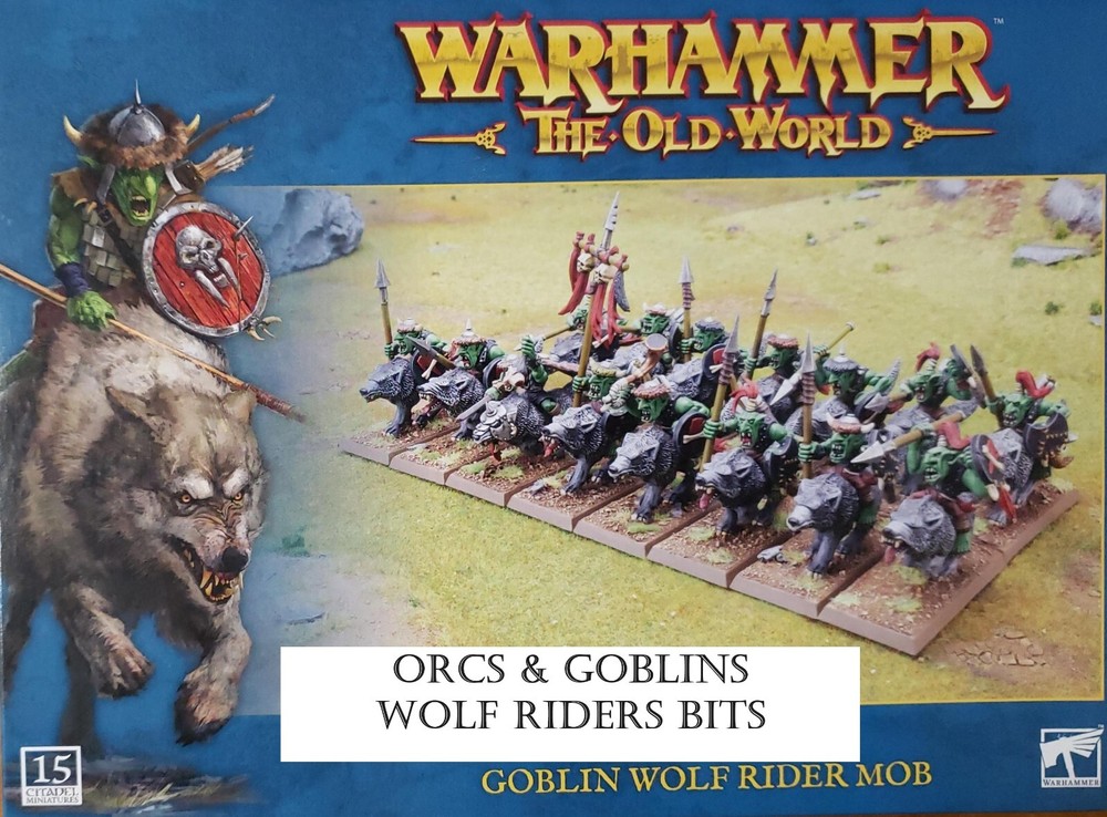 Warhammer Old World Orcs Goblins Bits Wolf Riders BITS BITZ Multi Listing