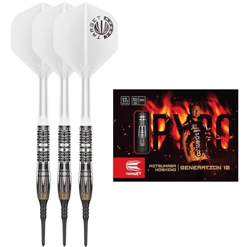 TARGET PYRO GEN-10 95% 17G 2BA SOFT TIP DARTS