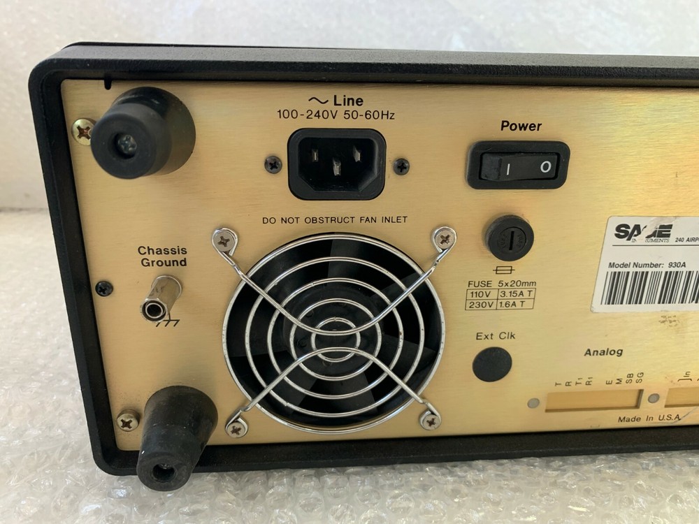 SAGE 930A Communications Test Set Used