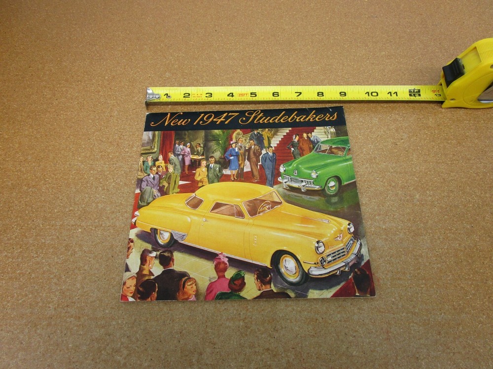 1947 Studebaker Regal Champion Commander sales brochure 8 pg folder ORIGINAL