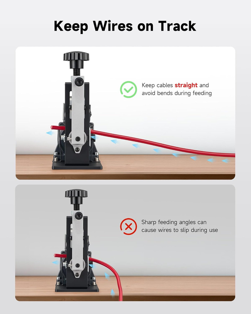 Automatic Wire Stripper Machine, Wire Stripper Electrical for 0.06"-0.9" (1.5-22
