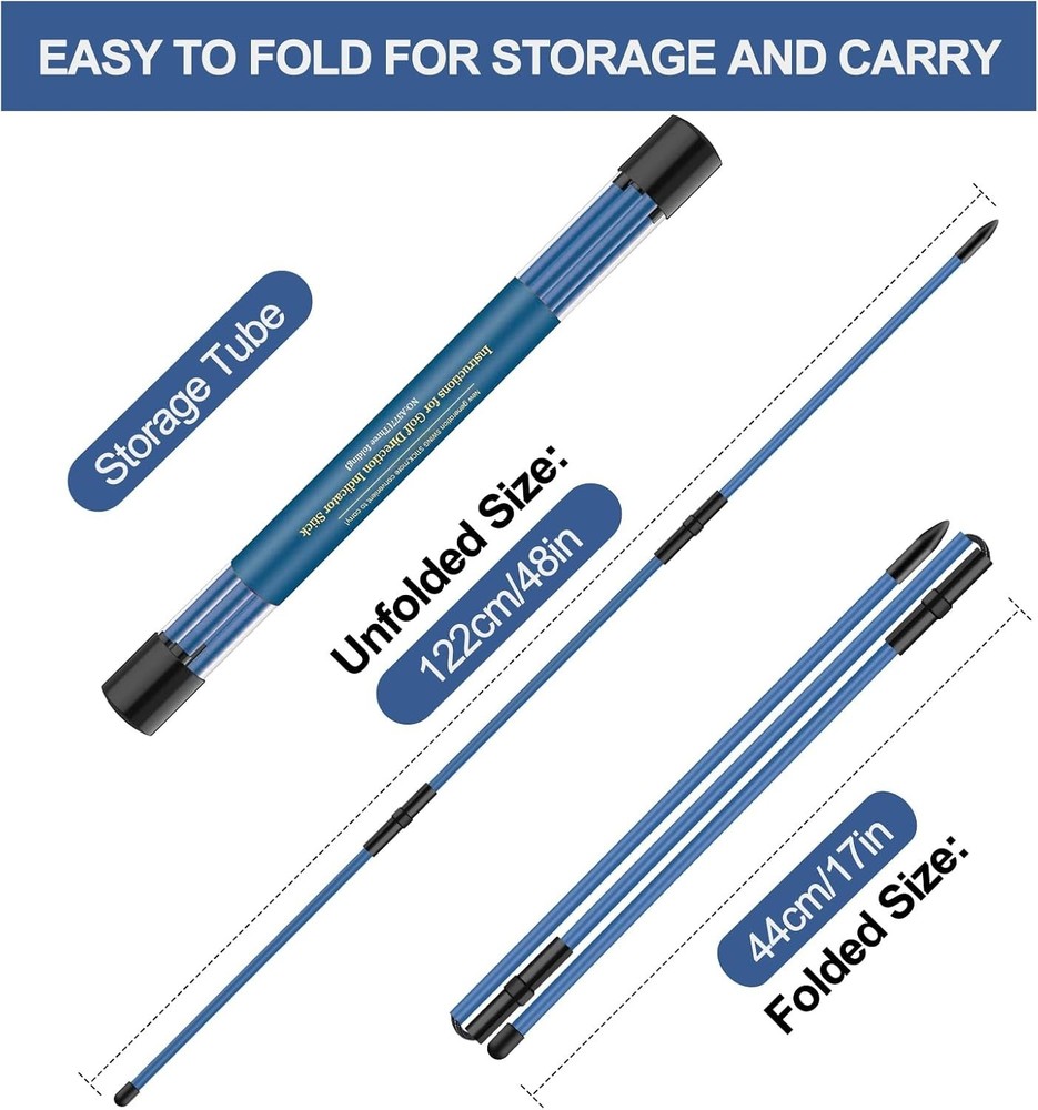 Golf Alignment Sticks 2 Pack,Golf Rods Upgraded 48"