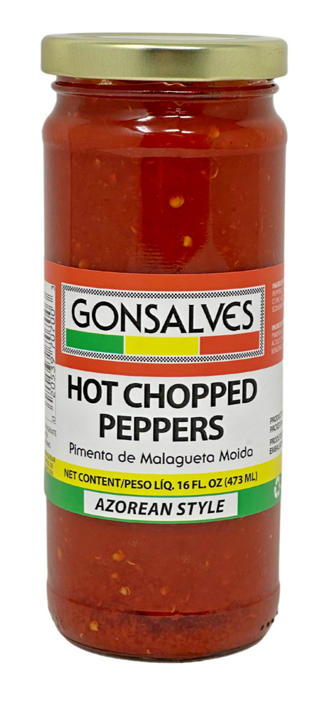(2) Gonsalves Hot Chopped Peppers