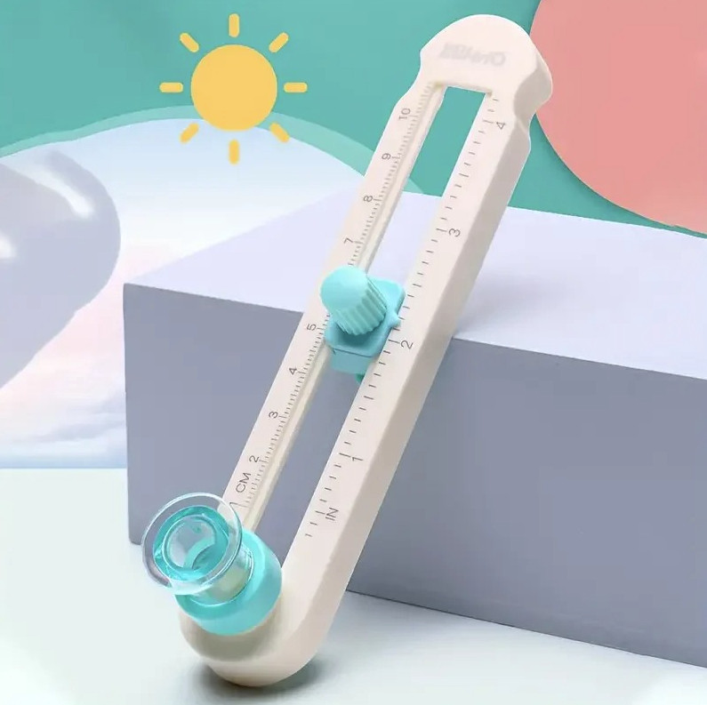 1pc 360° Adjustable Circle Cutter 2-20cm Precision Paper Tool - NEW