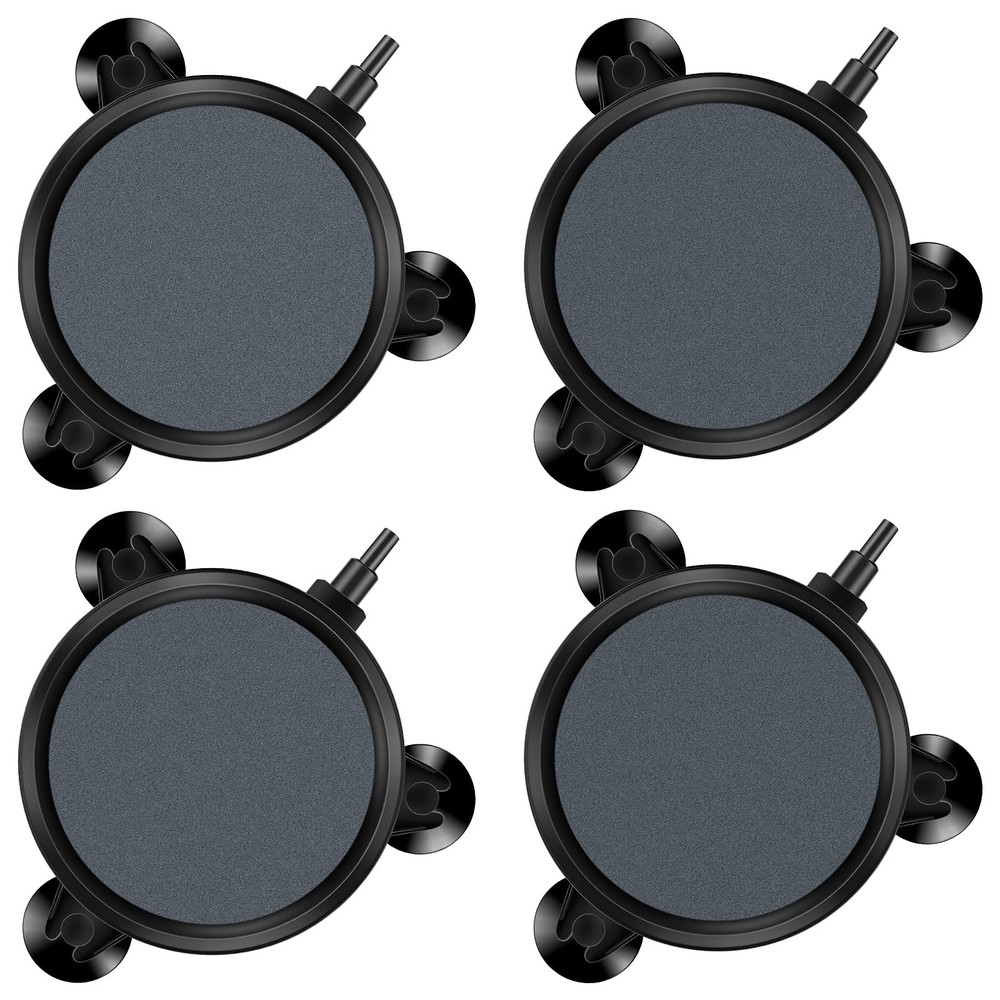Pawfly Aquarium 4 Inch Air Stone Disc Bubble Diffuser Release Tool for Black
