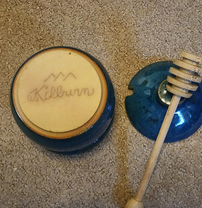 Killburn Pottery Honey Jar with Dipper
