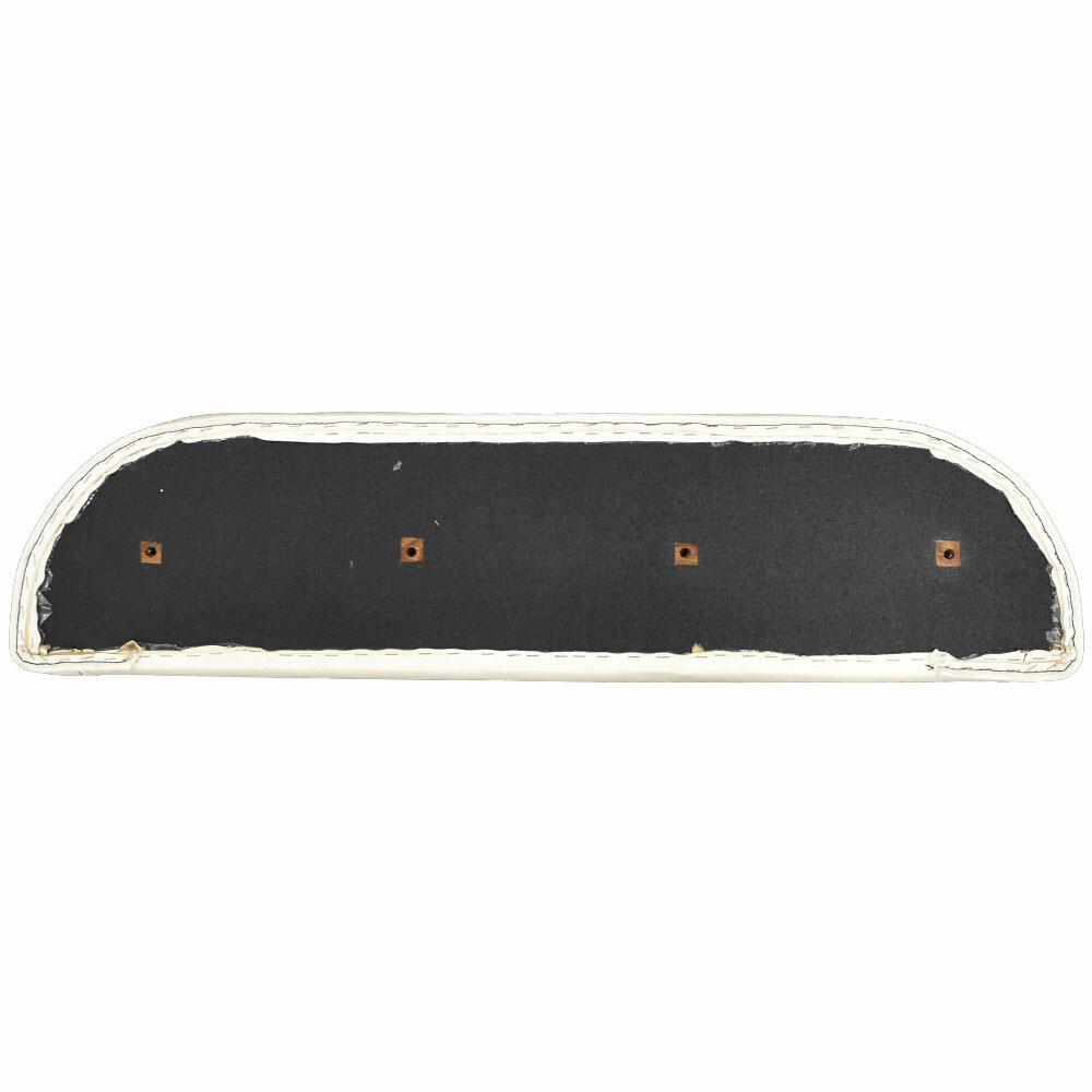 Excel Boat Leaning Post Backrest Cushion | White W/ Gray Logo