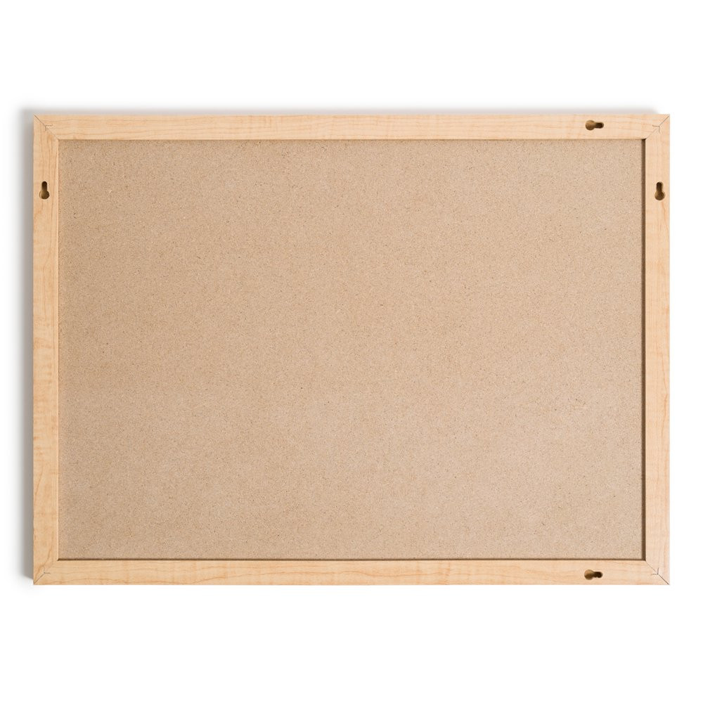 Cork Bulletin Board, Brown Birch Frame, 17" X 23"