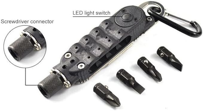 SNOWBOARD BINDING POCKET MULTITOOL SCREWDRIVER