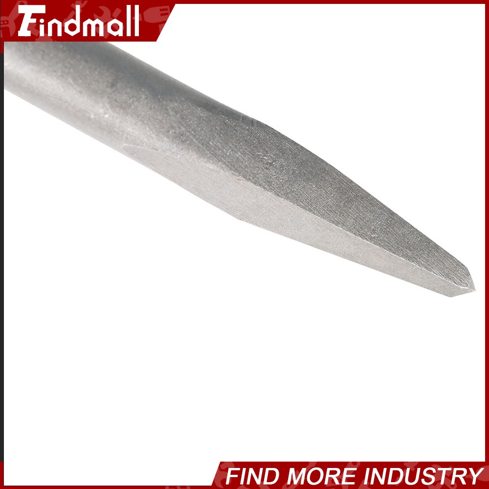 Findmall 4 Pack SDS Plus Chisel Bits -Flat Chisel Grooving Chisel & Point Chisel