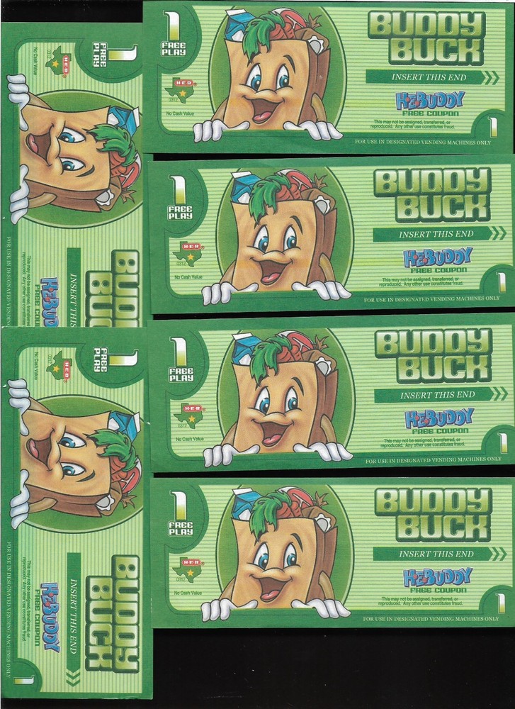 (10) HEB Buddy Bucks
