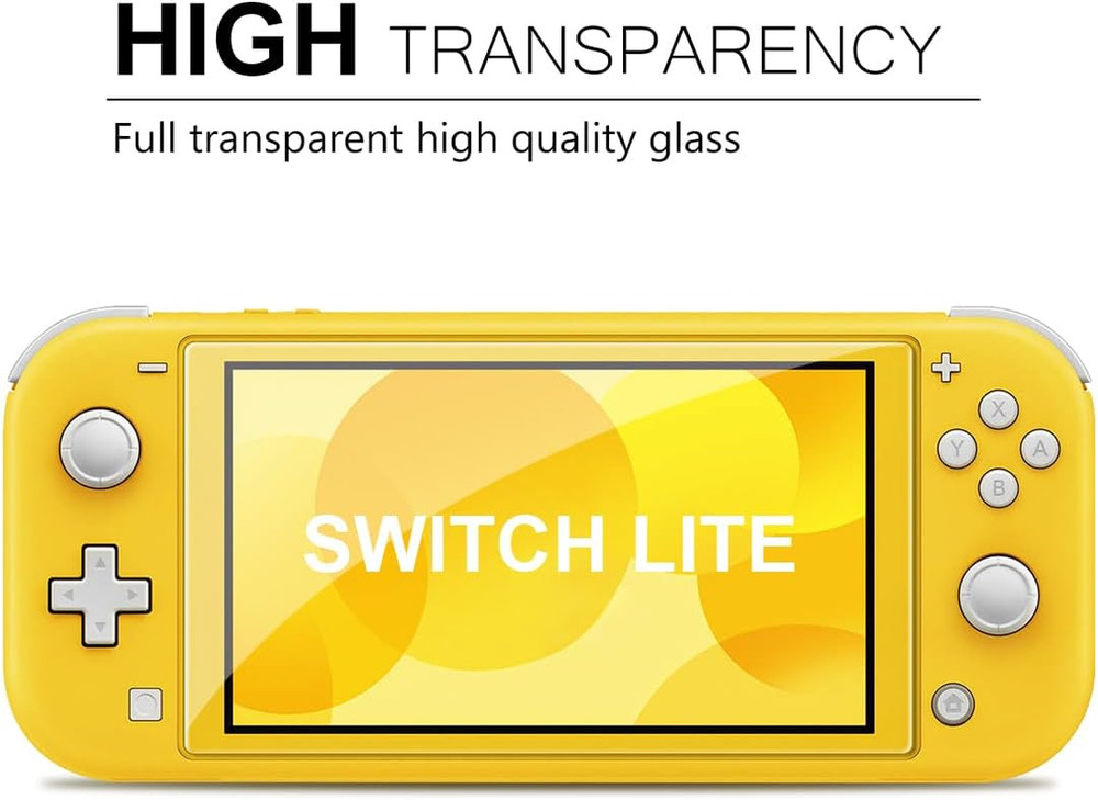 Ivoler [4 Pack Screen Protector Tempered Glass for Nintendo Switch Lite, Transpa