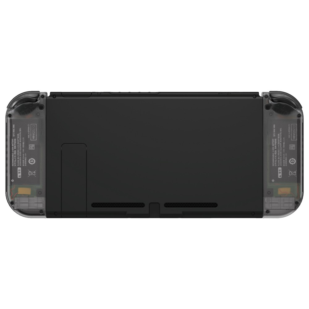 Clear Black Full Shell Case W/ Buttons Dpad Version for Nintendo Switch Joy con