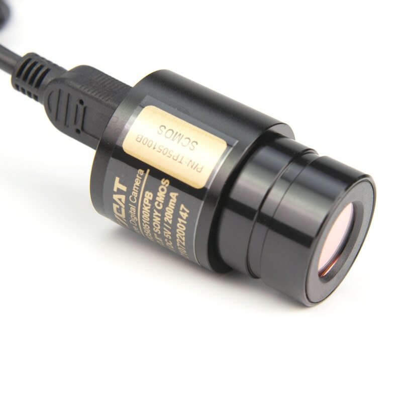 5.0MP USB CMOS Digital Camera Electronic Eyepiece with Adapters for Microscope
