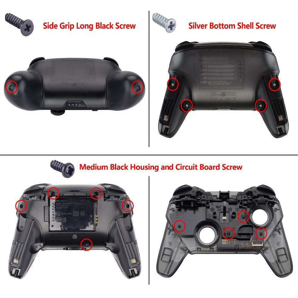 White Octagonal Gated Sticks Design Case for Nintendo Switch Pro Controller