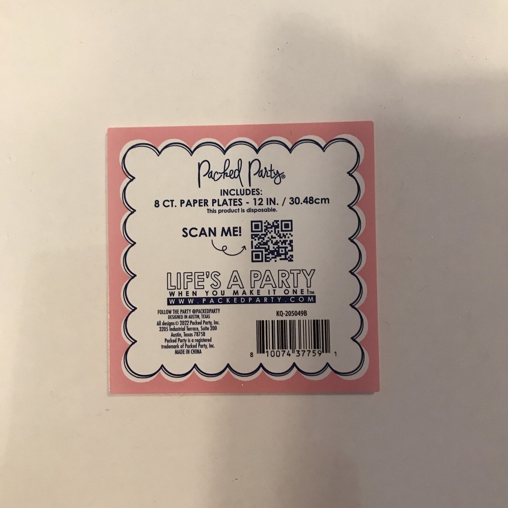 Packed Party Easter Bunny Dinner Plates and Dinner Napkins