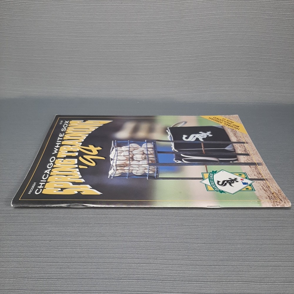 1994 Chicago White Sox Spring Training MLB Baseball Program with Michael Jordan