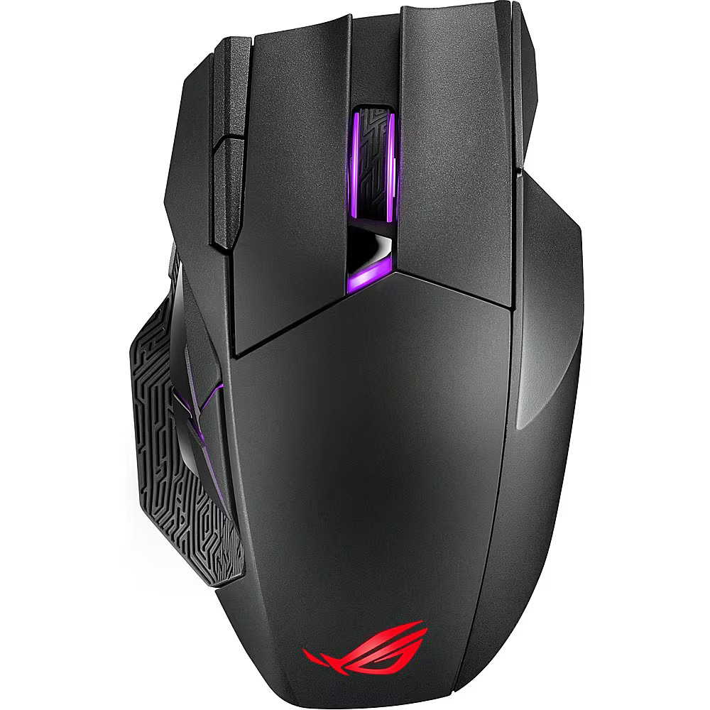 ASUS - ROG Spatha X Wireless Optical Gaming Mouse with 12 Programmable Button...