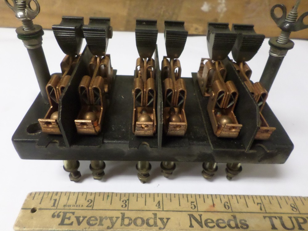 Vintage 6 Lever Electrical Switch