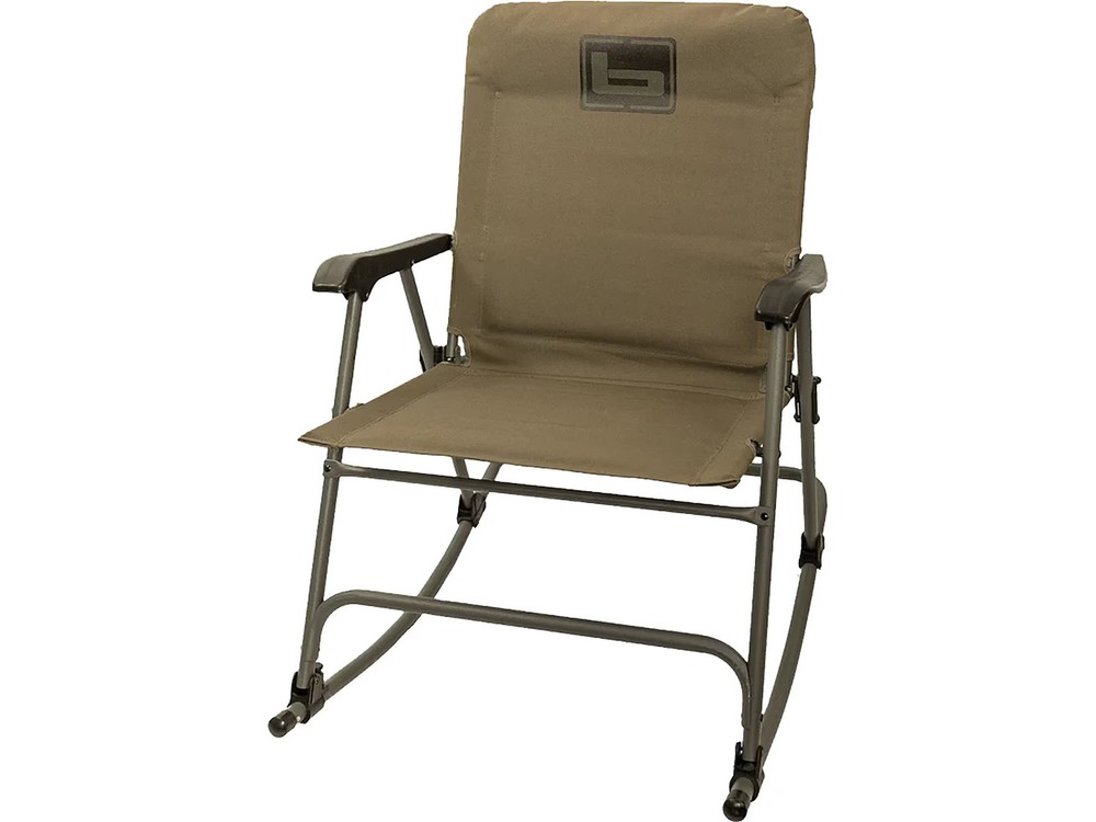 Banded Folding Rocking Chair Spanish Moss